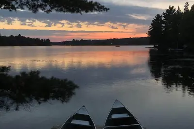 Image de Cabin #6 - sunset views over Lake Cecebe