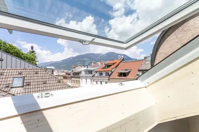 Central Attic city view and with private parking
