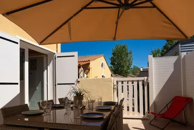 Image de Riboleys - maison climatisée, Wifi à 600m de la mer