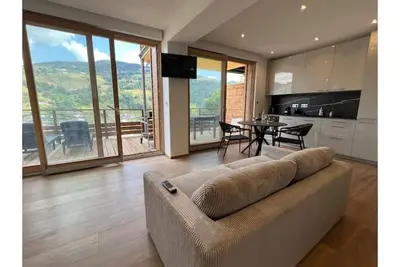 Image de Magnifique appartement classé 4 étoiles avec Sauna et terrasse dans chalet
