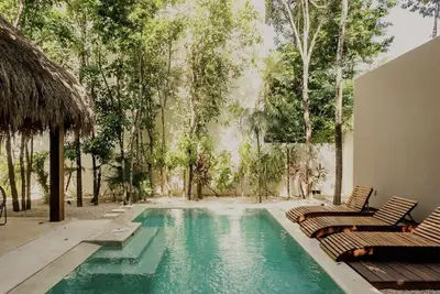 Image de Great Mexican Villa in Aldea Zama, Tulum.