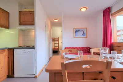 Image de Appartement 2 pièces, 4 pers, proche télésiège et pistes
