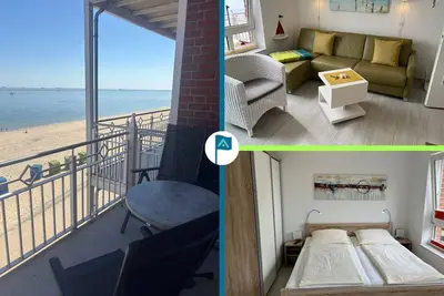 Image de Nordland Appartments - Apartment Pellworm - Directly by the sea, you can't get any closer!