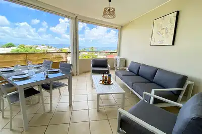 Image de Ti Bonheur, 4 pers, vue mer, spacieux