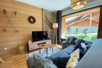 Image de Charmant T3 Neuf, Skibus Gratuit, Terrasse, 2 Places Privées, Wifi - Samoëns