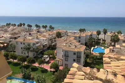 Image de Modern apartment - beach 150 meter - air conditioning - sea view - 5 pools!