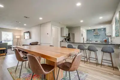 Walk to Att! Newly remodeled with gorgeous Primary, two Ensuites!