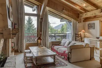 Image de Charmant appartement 2 chambres à Megève avec Wifi et parking