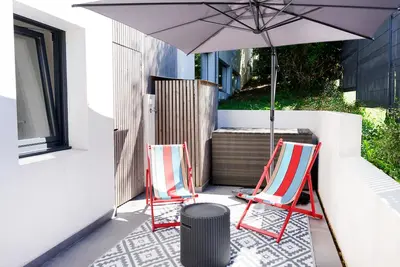 Maison de vacances \"Maison Aranea\" avec vue sur les montagnes, terrasse privée et Wi-Fi