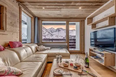Image de Grand 3 pièces rénové 5 pers. à Tignes, 2 balcons, WiFi