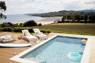 Image de La Gaviota Oyambre Cantabria, Villa in Oyambre Beach. near Comillas