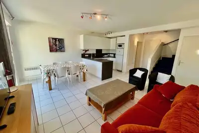 Quiberon: Maison 3 pièces, 6 pers. , terrasse sud, parking, quartier calme proche Port-Haliguen