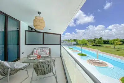 Image de Brand New - Glamorous Pool & Garden View Condo in Cana Rock