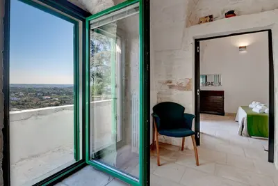 Apartment in the center with breathtaking views of the Valle D'itria