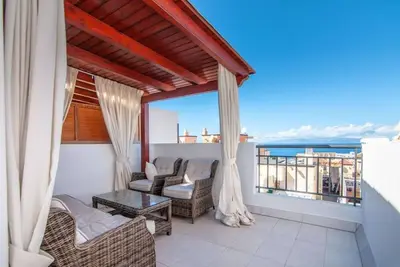 Image de Duplex de deux chambres avec spectaculaire terrasse sur le toit