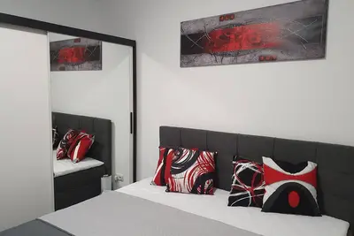 Image de Modern vacation apartment with balcony directly on the Peene