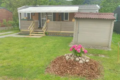 Image de Grand Mobil-home 6 personnes 3 chambres 2 s de bains camping 3* Parc de la Fecht