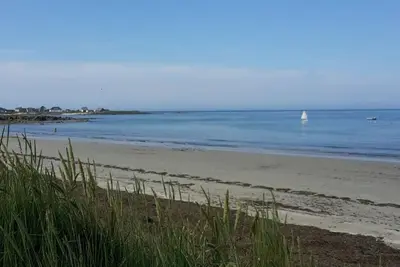 Image de maison avec accès direct à la plage