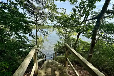 Wonderful Pond Front property deep in the heart of Brewster, private, spacious and unique!
