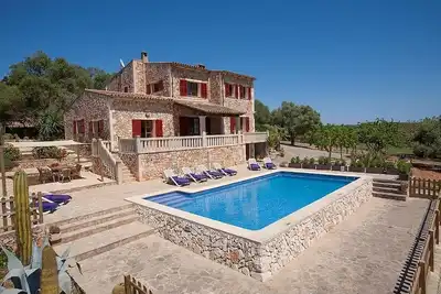 Image de Impressive Stone-Built Country House, A/C, Private Pool near Felantix with Views of Sant Salvador!