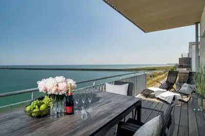 Image de \"Ocean Sunrise\" sea view vacation apartment on the Baltic Sea - 3 minutes' walk to the beach