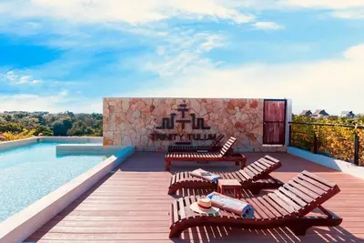 Image de Lovely 2-Bed Apartment in Tulum with Private Pool