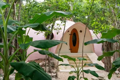 Image de Eco-Lush Double Mayan Dome near Cenotes & Beach