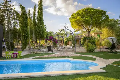 Image de Maison de vacances 'Sa Caseta de Santa Maria' avec piscine privée et Wi-Fi