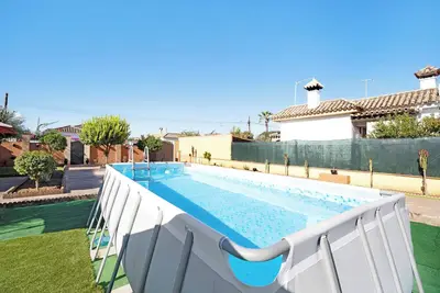 Image de Maison de vacances 'El Santiscal' avec vue sur la montagne, Wi-Fi et climatisation