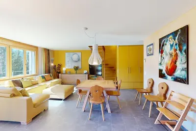 Image de The Chesa Chalcherin is a newly built Minergie apartment house.