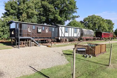 Image de The Brake Wagon At High Barn Heritage, romantic in Halstead