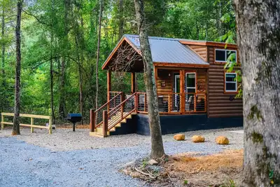 Image de Brand New Mountain Fork River Front cabins located in Smithville!