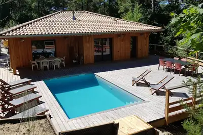 Image de Villa – Biscarrosse Golf – 10 pers. - 5 bedrooms – 180 m² - Private swimming pool