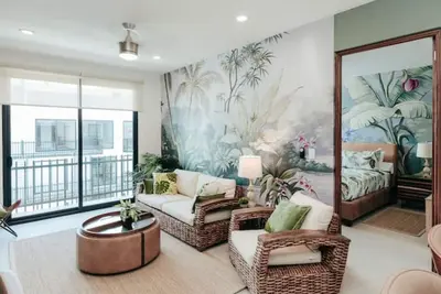 Image de Stunning & Espacios Jungle Style depo near beah (B404)