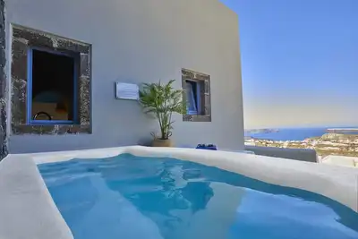 Image de Sunset Suite with caldera view in Pyrgos