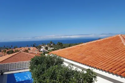Villa de vacances 'Bella Villa In Callao' avec vue sur mer, Wi-Fi et climatisation