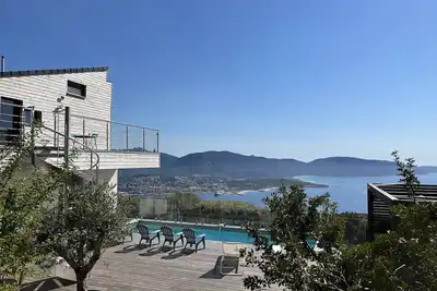 Image de Villa avec vue sur le golfe du Valinco