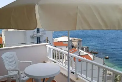 Apartments Jereb - One Bedroom Apartment with Balcony and Sea View (Stela)