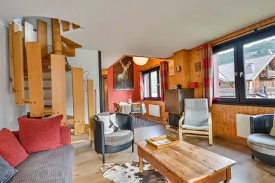 Image de Duplex calme et spacieux pour 6, à proximité des pistes et du centre de Morzine