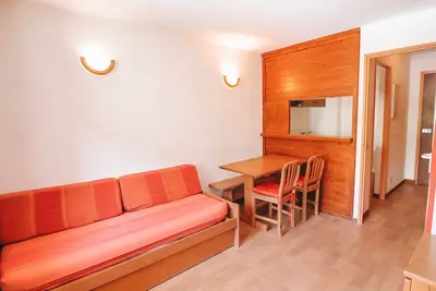 Image de Studio cabine 4 personnes, proche pistes, balcon, animaux acceptés