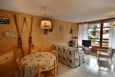 Image de Appartement cosy 4 pers. , centre de Morzine, proche pistes, balcon sud, parking, linge inclus