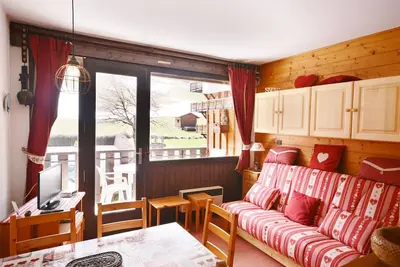 Image de Studio 4 pers. avec balcon, près des pistes et du centre, garage, linge inclus, Morzine-Avoriaz