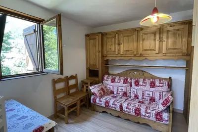 Image de Studio cosy avec balcon vue Mont blanc, Parking
