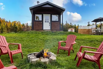 Image de Beausite Tourisme-Lac, spa en rivière, micro ferme, sentier du domaine, vue sur