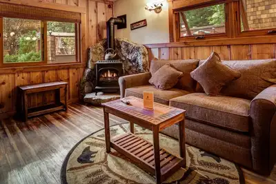 Image de Stand Alone Fireplace -Cottage-Salle de bain-Prestige