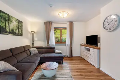 Image de Appartement 'Hof Helmenhube 1' avec terrasse partagée, jardin partagé et Wi-Fi
