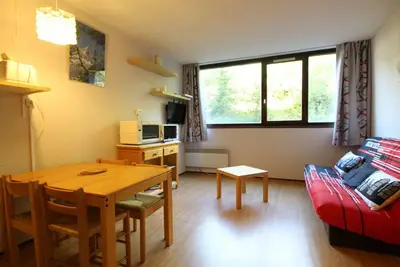 Image de Studio 4 pers, lave-vaisselle, proche pistes et commerces, navette gratuite
