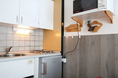 Image de Studio pour 4 personnes, résidence Bellatrix, Flaine Front de Neige, accès direct aux pistes