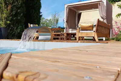 Image de Maison de charme de 200m2 avec piscine dans le sud de la Bourgogne.