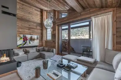 Image de Chalet Familial Megève avec Espace Wellness